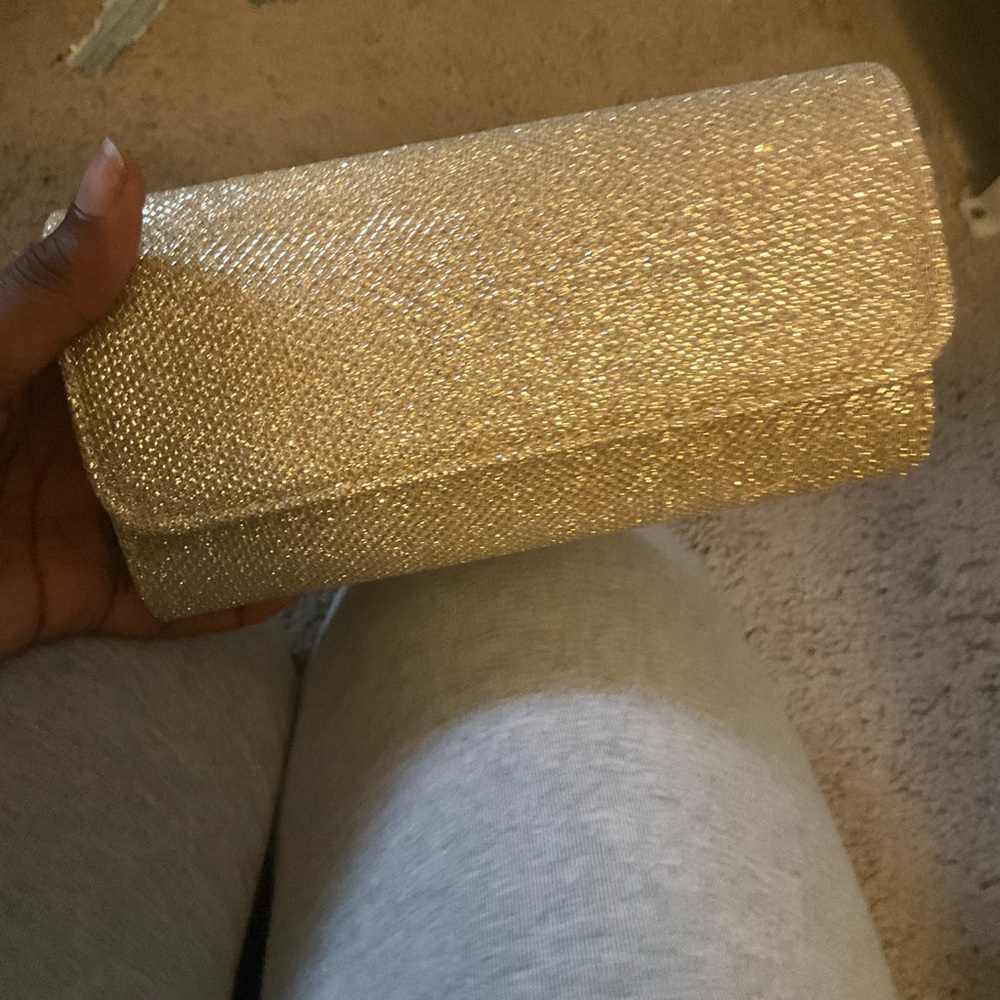 Elegant Gold Clutch Bag